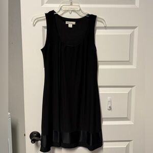 White House Black Market Elegant Black Sleeveless Top